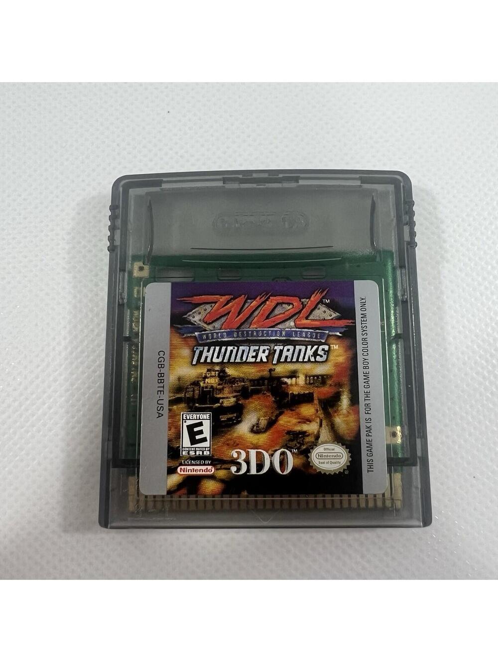 WDL: Thunder Tanks - Game Boy Color - Cartridge only- Nintendo Gameboy